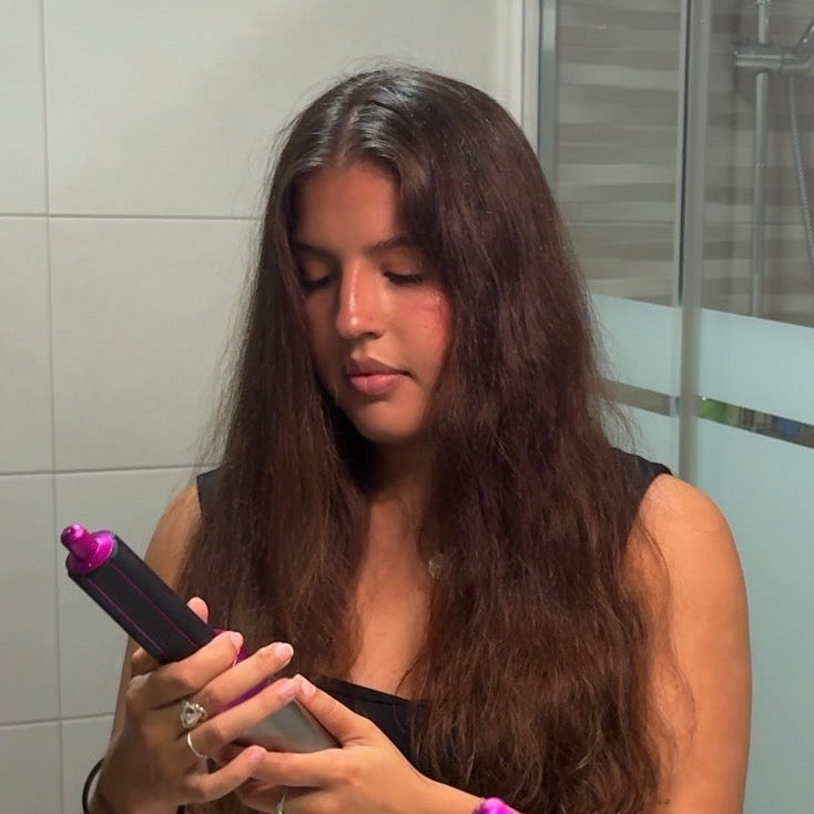 Cabello antes de peinar